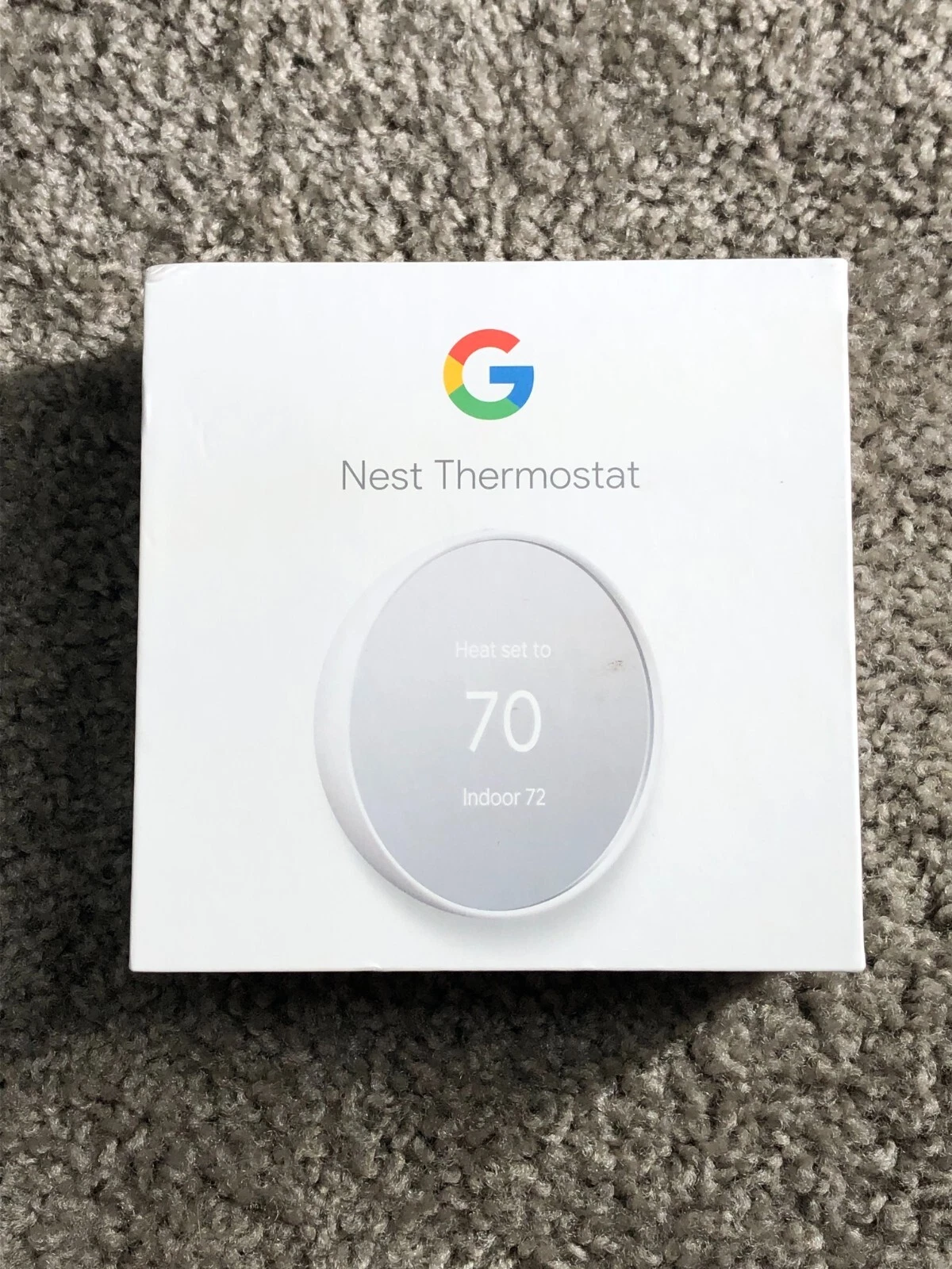 Google Nest Smart Thermostat, Snow