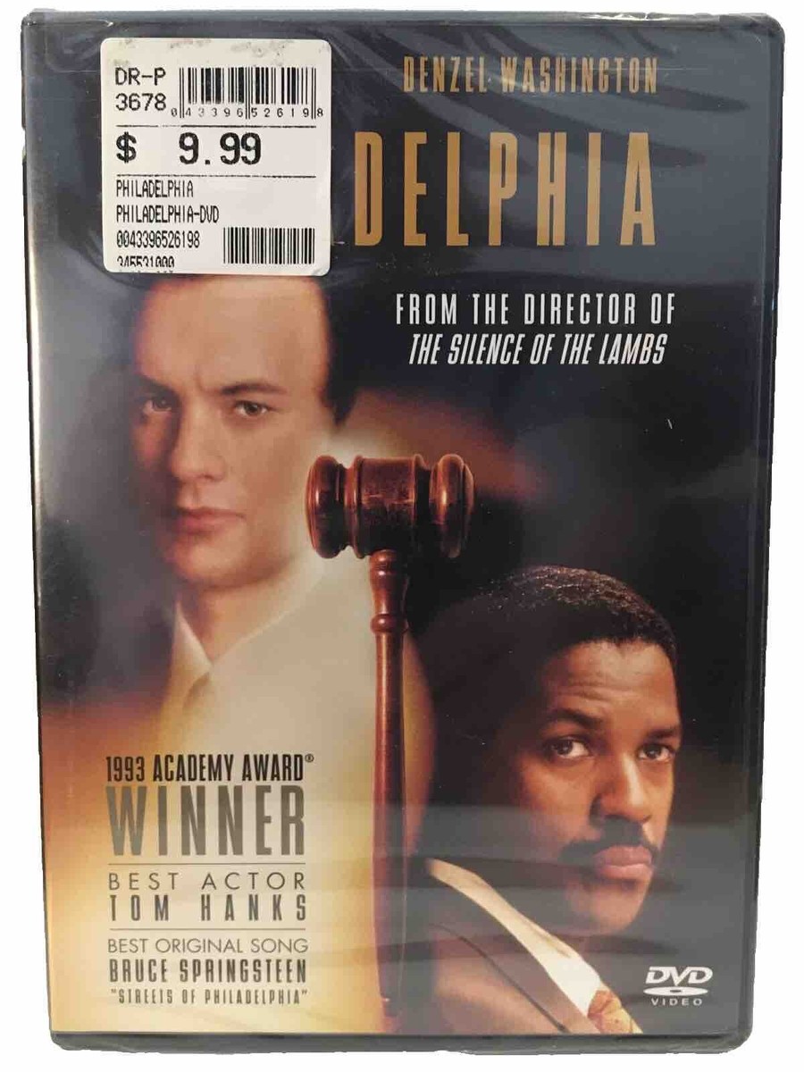 Philadelphia (DVD, 2000) Tom Hanks! Denzel Washington! Brand New