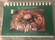 Pampered Chef The Kitchen Is The Heart Of The Home Cookbook Recipes 1999 Retired