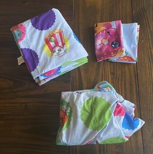 Shopkins Full Flat Sheet Set 100 Polyester