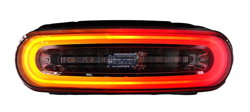 Luz trasera integrada LED REBEL 250 300 500 APT Honda SMK 2017-2024 GIROS GB350S Foto 2 de 4