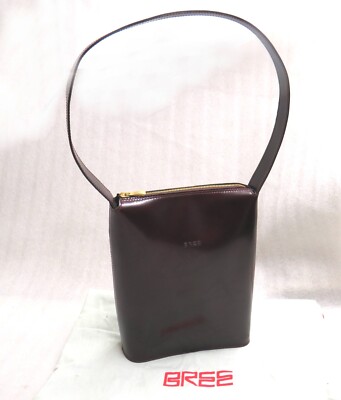 BREE Handtasche LEDER Ledertasche EXKLUSIV Abendtasche SCHULTERTASCHE Top  3844
