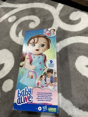 Baby Alive Time for School Baby Doll Set Back to School 12