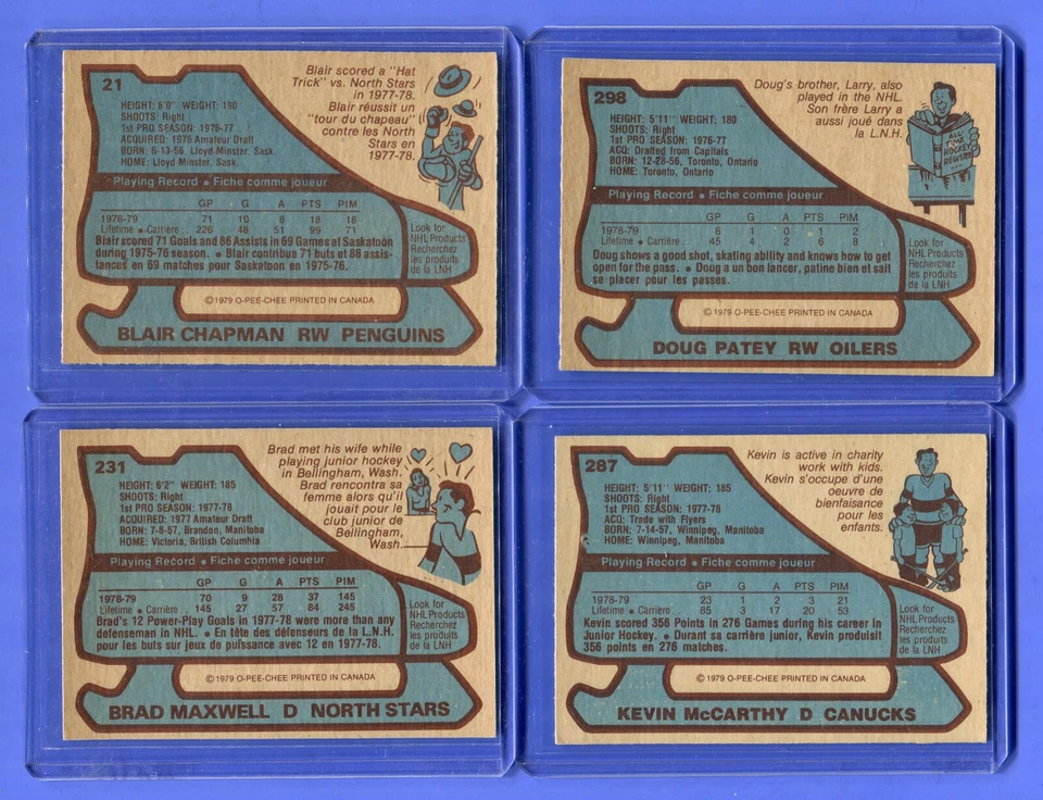 Lot of 7 1979-80 O-Pee-Chee OPC -NMMT pristine, sharp! JENSEN MAXWELL, FRASER RC - Image 4 of 4