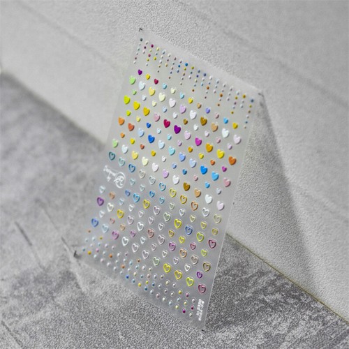 3D Nagelsticker Selbstklebend Nagelaufkleber Glitzer Struktur Textur Fingernägel - Bild 34 von 52