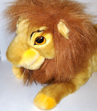 Disney The Lion King Mufasa Plush Stuffed Lion Animal Puppet Large 20"