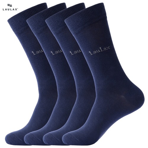 Laulax tuta uomo calze business alta qualità senza cuciture lisce 4 paia design UK - Foto 23 di 35