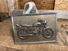 Vintage Motorcycle Belt Buckle