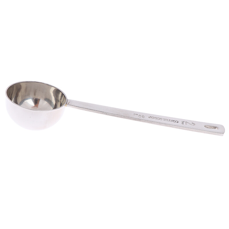 30ML Metal Measuring Spoon Coffee Scoop Thicken long handle Tablespoon