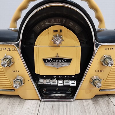 Vintage Overdrive Cicena Classic Portable 1991 Am/Fm/StereoRadio