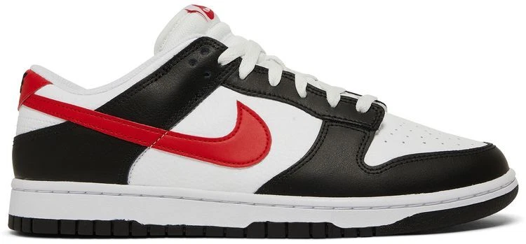 Nike Dunk Low Black White Red for Sale | Authenticity Guaranteed