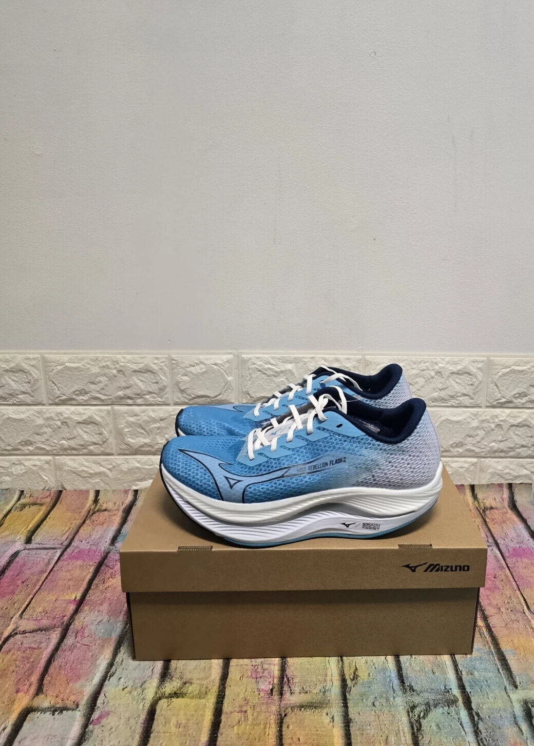 Zapatos para correr en carretera Mizuno Wave Rebellion Flash 2 UK 4 para mujer PVP £ 175 River