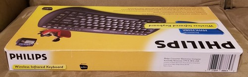 ** Philips WebTV Wireless Infrared Internet Keyboard MWK350BK Web TV SWK-8670 ** - Picture 11 of 12