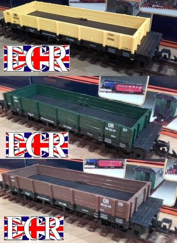  NEW G SCALE 45mm GAUGE FLAT BED TRUCK FREIGHT GARDEN CARGOE ROLLING STOCK TRAIN - Picture 1 of 4