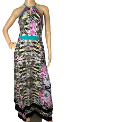 Parker Maxi Aurora Halter Fit and Flare Dress Size Small | eBay Parker Maxi Aurora Halter Fit and Flare Dress Size Small | eBay