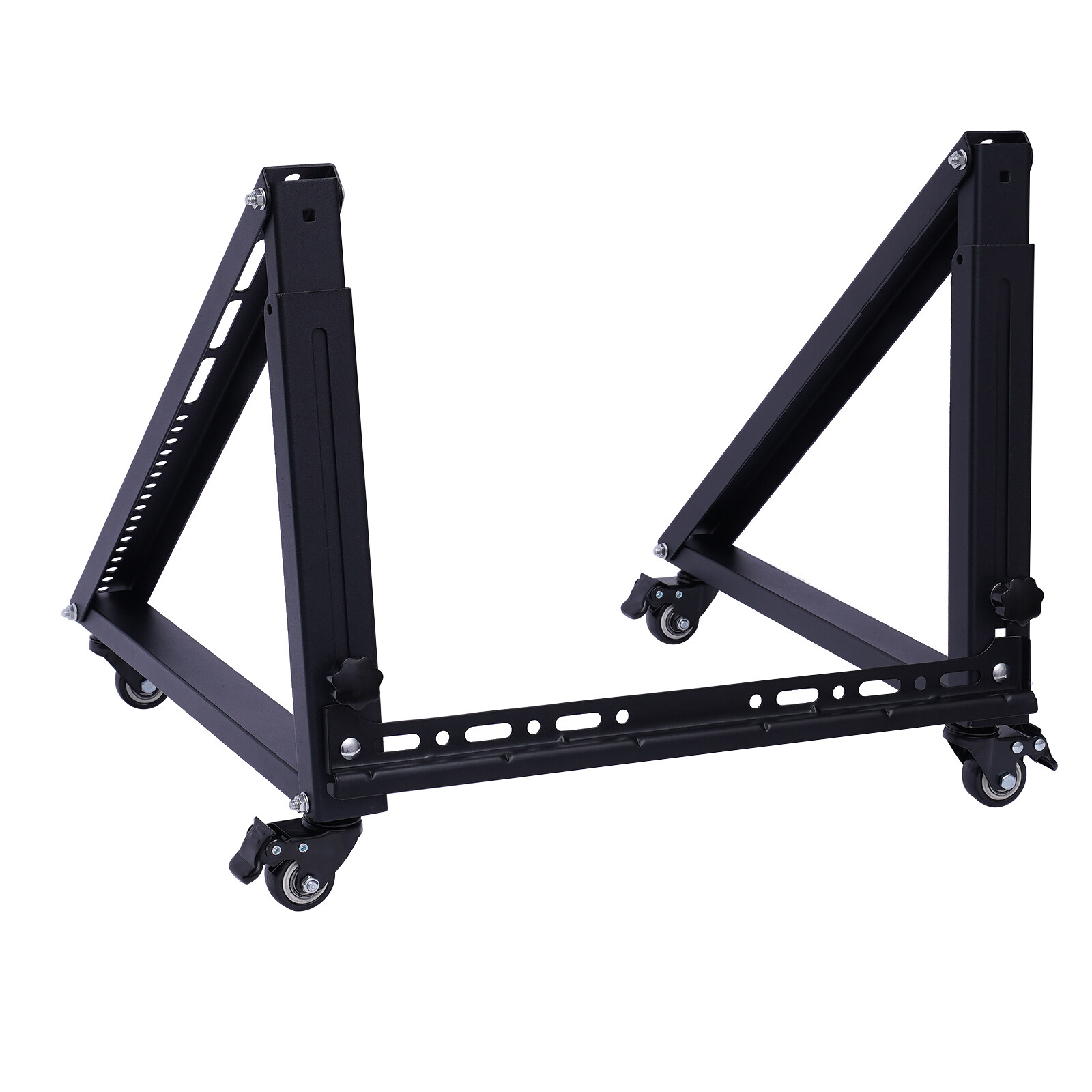 Mobile TV Stand with Height Adjustable&TILT Mount on Wheels for 72.18 InchesTV