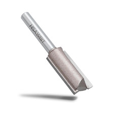 Straight 2-Flute Router Cutter, 1/4 Inch Shank, 16Mm Cut Diameter & 30Mm Cut Len