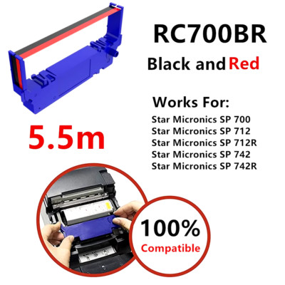 (24) PACK SP-700 Ribbon Ink Cartridge Quality BLACK and RED Compatible 
