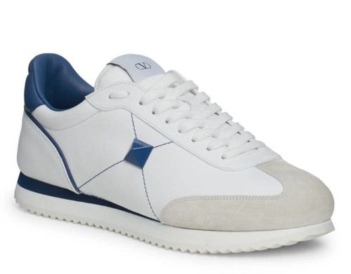 Valentino Garavani Retrorunner Men's Sneaker Shoes White Leather Size 41 / US 8