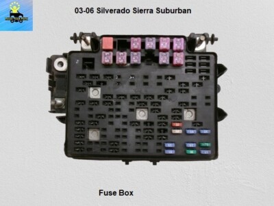 15177119 2003 2004 2005 06 Silverado Sierra Suburban Tahoe Relay Fuse Box OEM