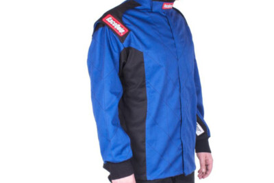 Racequip Chevron-1 FRC Pyrovatex SFI-1 Racing Single Layer Jacket Blue Large