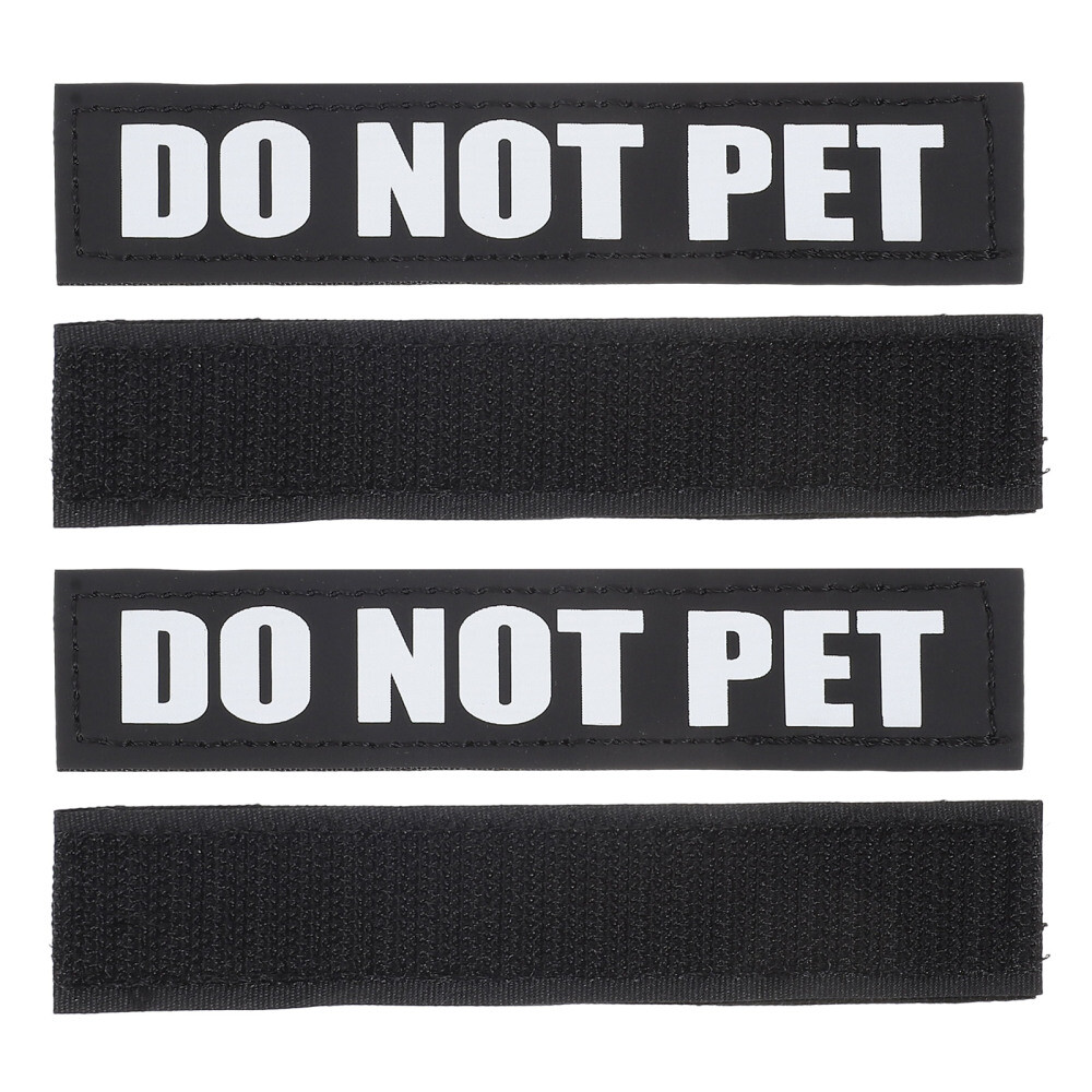 2 Pairs Badge Accessories Harness with Increase Pet Safety