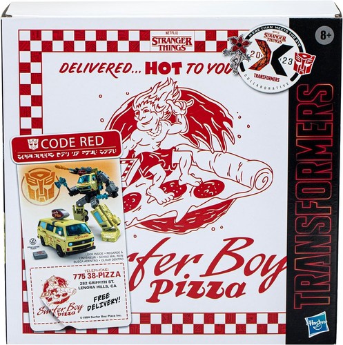 Transformers X Stranger Things Autobot Code Red Target Excl. Figure Hasbro JC - Picture 4 of 5