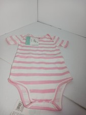 Aden by Aden  Anais Apperal Bodysuit Pink / White Set of 2 Baby Clothes GIRL