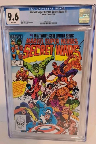 MARVEL SUPER HEROES SECRET WARS #1 CGC 9.6 MARVEL COMICS  KEY ISSUE 5/84 - Picture 1 of 9