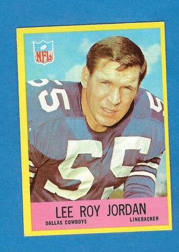 1967 Philadelphia RC Lee Roy Jordan Dallas Cowboys $54 2