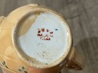 Vintage Teapot Yellow Lusterware Owl Glazed Porcelain Buff Owl China Bird Tea — photo 5