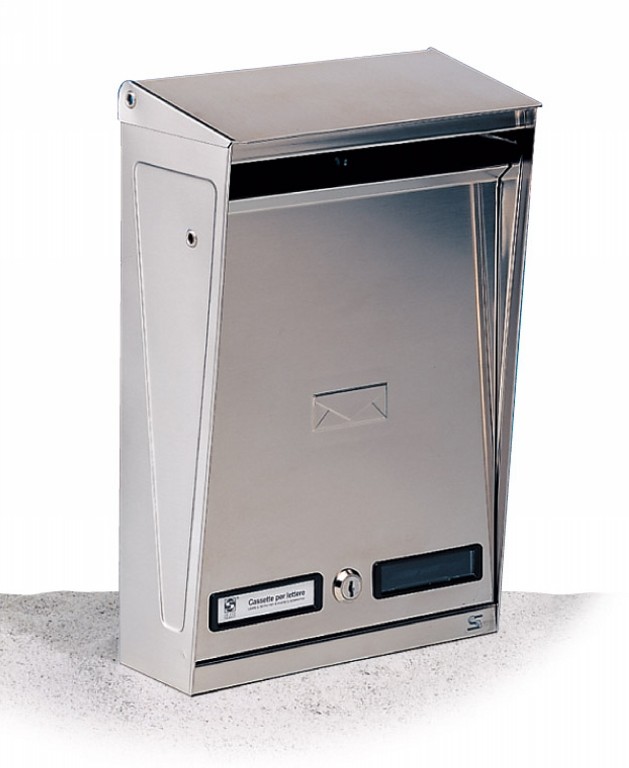 CASSETTA POSTA INOX PER RIVISTA CASSETTA POSTA INOX PER RIVISTA