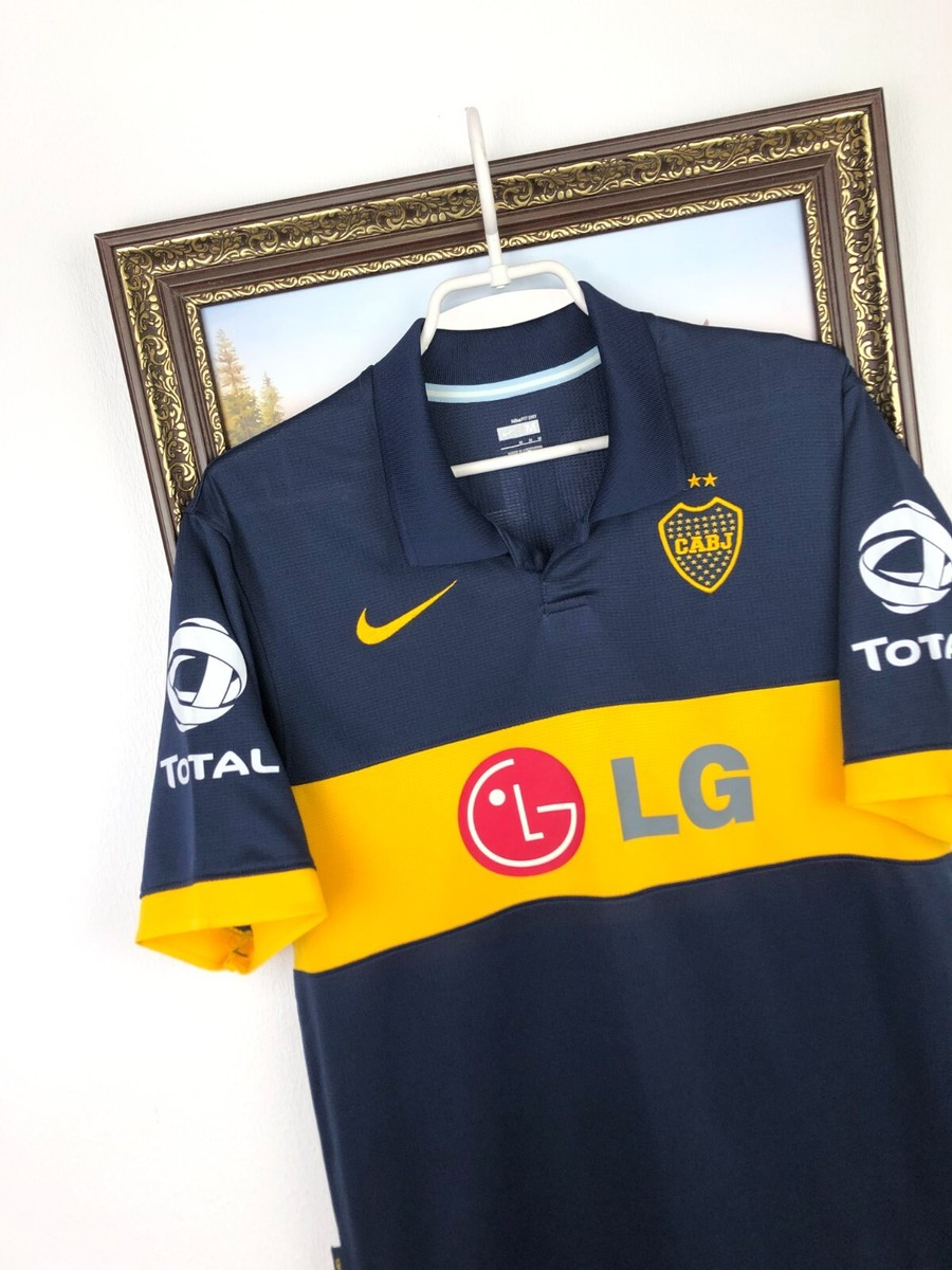 Boca Juniors Home football shirt 2009 Soccer Nike Jersey Mens