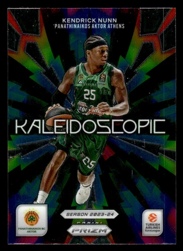 Kendrick Nunn 2023-24 Panini Prizm Turkish Airlines EuroLeague #1 Kaleidoscopic