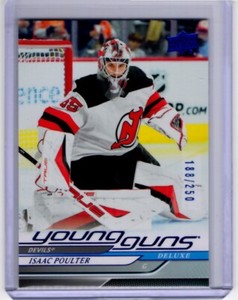 2024-25 Upper Deck Series 2 Young Guns Deluxe #494 Isaac Poulter RC 188/250