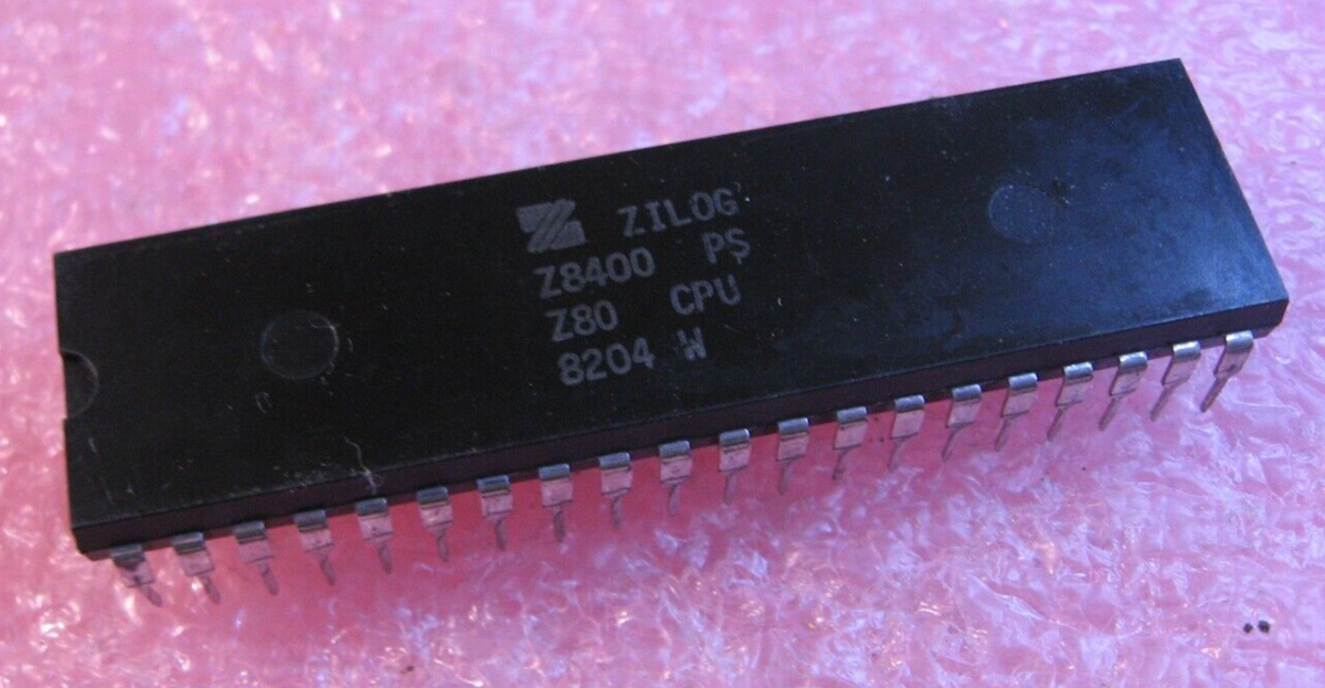 Z8400-PS Zilog Z80 CPU Processor IC 40 Pin DIP Plastic - NOS Qty 1