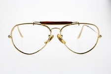 VINTAGE B L RAY-BAN USA OUTDOORSMAN AVIATOR SUNGLASSES 62 14 MM PARTS ONLY 