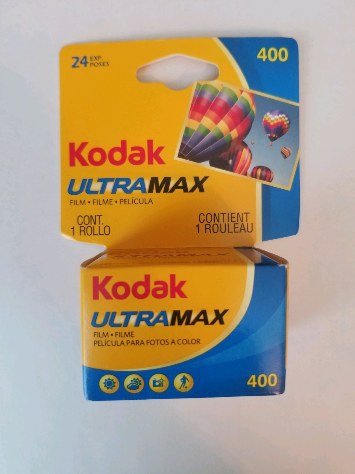 OOP NOS Unopened Kodak ULTRAMAX 400 Color Film 24 Exposure Expired 12/