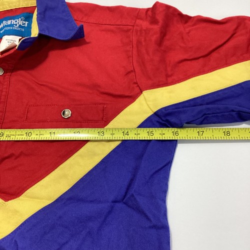 Camicia Wrangler bambino a scatto perla camicia western con bottoni manica corta fulmine - Foto 7 di 7