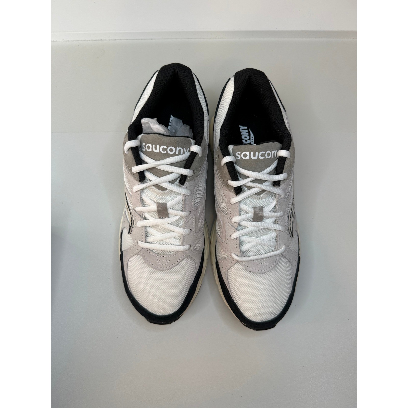 Saucony Grid Ride Millenium White Black Running Sneakers S70856 Mens 7.5 Wmn 9 thumbnail 7