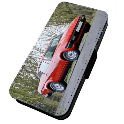 Bedruckte Klapp Handyhülle iPhone, Samsung & Huawei Oldtimer Triumph TR7