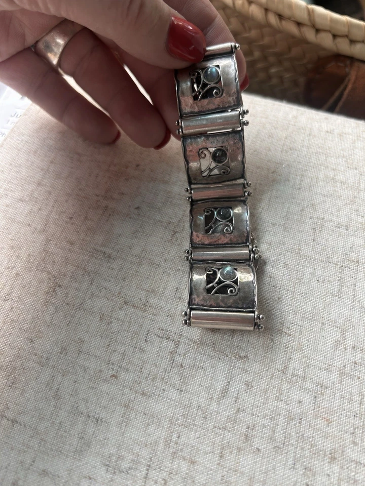 Pulsera Shabool Didae 925 Labordorite Cabachon Foto 3 de 4