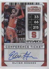 2020 Contenders Draft Picks Conference Ticket 46/99 Elijah Hughes #89 Auto 0q3