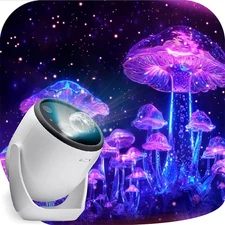 3D Galaxy Projector Star Projector, Planetarium Projector Night Light with Bl...
