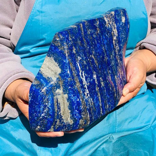 11.33LB Large Natural Lapis lazuli specimen Quartz Crystal Healing Sample 2687 - Afbeelding 9 van 19