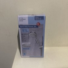 Livarno Home Basic Handheld Shower Set Head 2 Spray Patterns Head 8cm