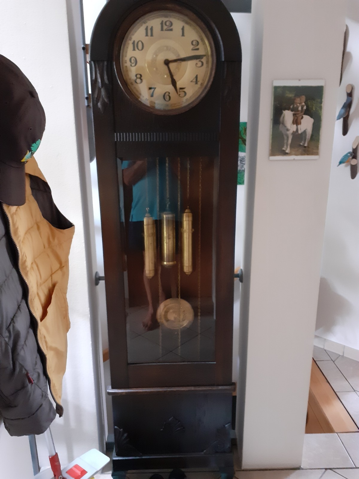 Standuhr Deutsches RP von Eugen Kieninger Antiquität um 1900 liefern möglich 
