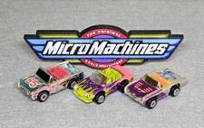 Lot Of 3 Vintage Galoob Micro Machines Classy Chromers, Lincoln, Chevy  Ford   