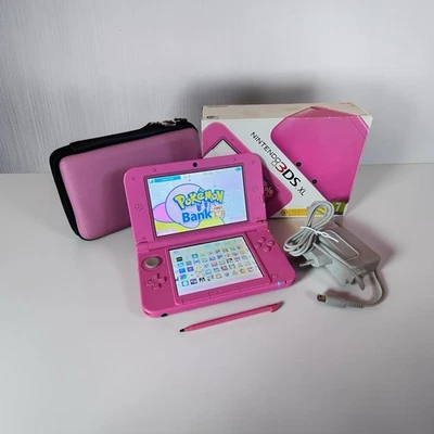 Nintendo 3DS XL Rosa Mit OVP | 64GB SD | Viele Funktionen | Sehr Guter Zustand - Bild 1 von 4