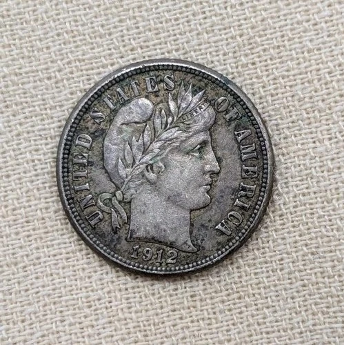 1912  D Barber Dime
